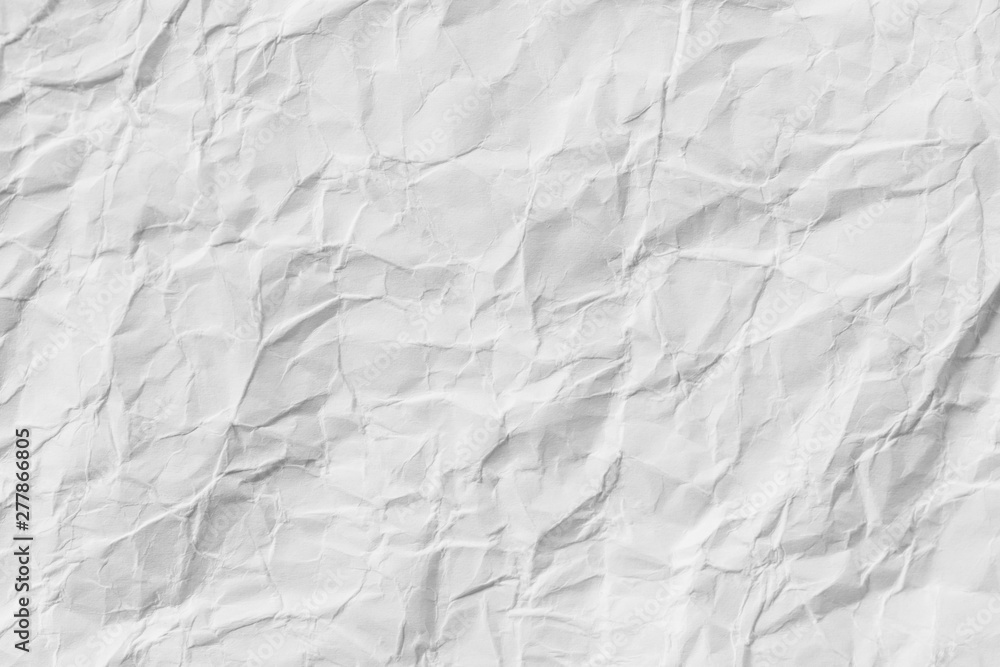 Fototapeta premium White creased paper sheet texture background