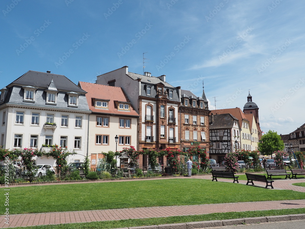 Wissembourg - Weißenburg – Weisseburch - im Elsass - mit mittelalterlichem Stadtkern