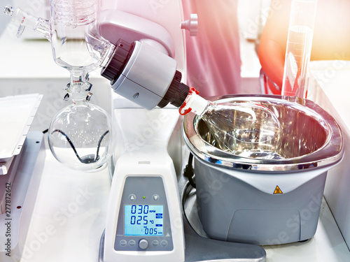 Photos Laboratory rotary evaporator for chemistry
