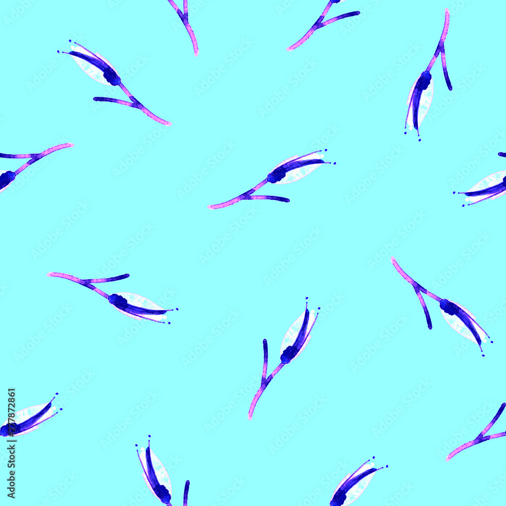 Obraz premium floral seamless pattern