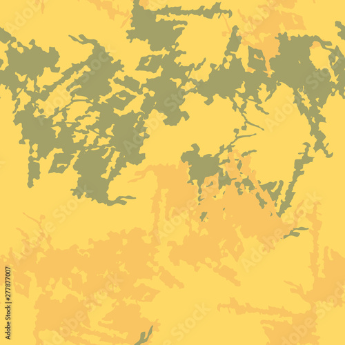 Desert camouflage of various shades of yellow, orange and green colors