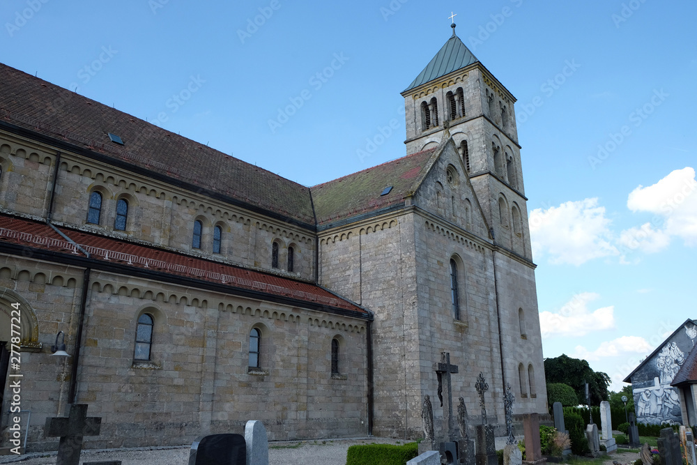 The parish church of St. James in Hohenberg, Germany
