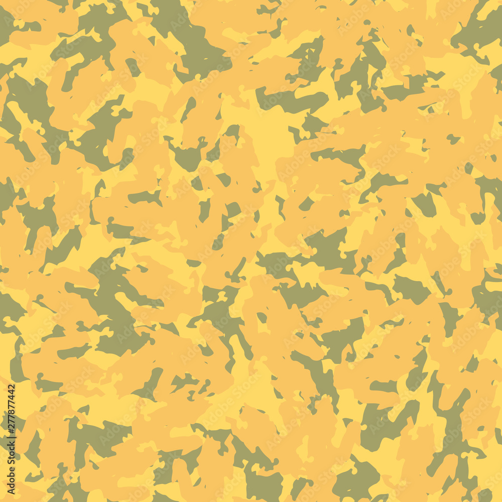 Desert camouflage of various shades of yellow, orange and green colors Desert camouflage of various shades of yellow, orange and green colors
