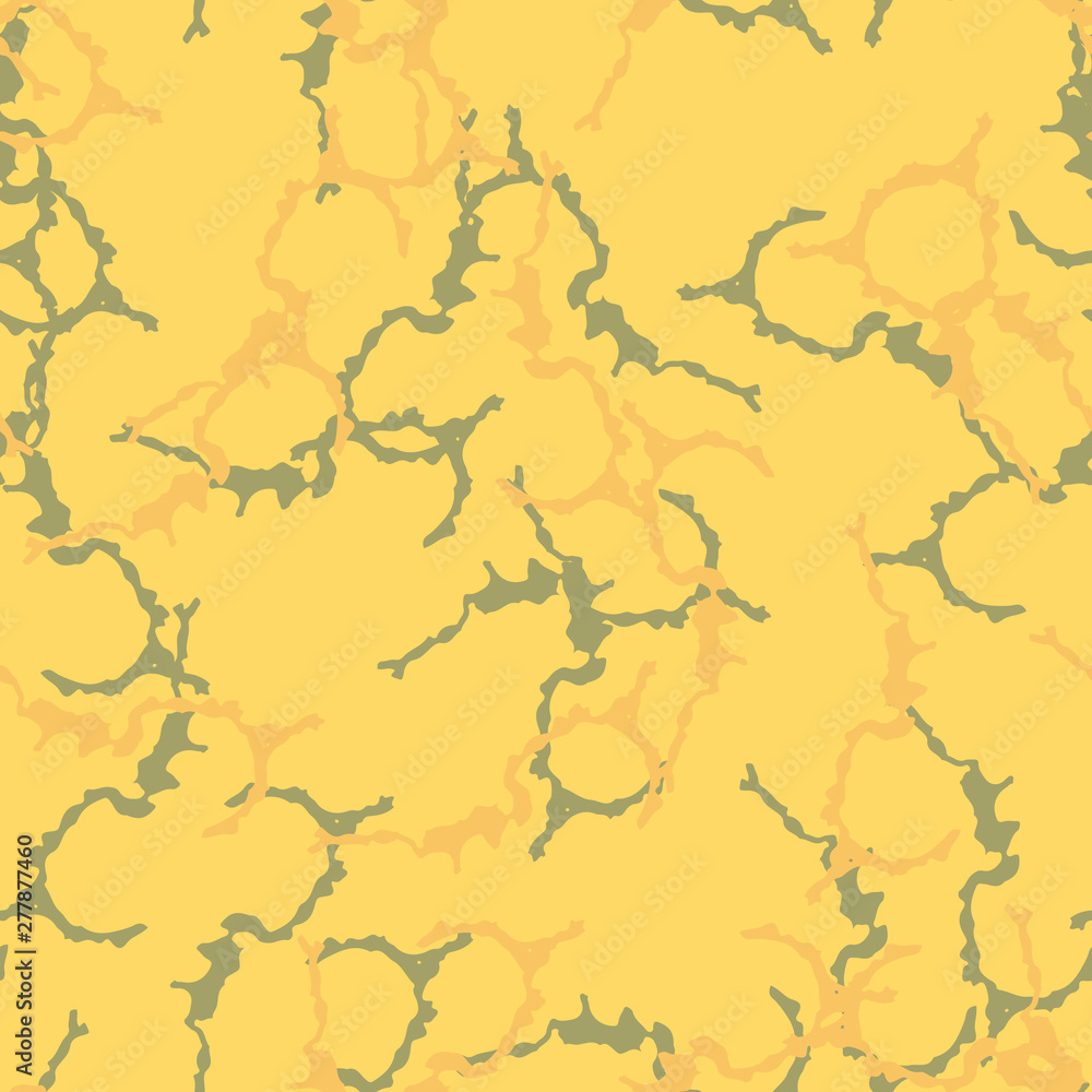 Obraz premium Desert camouflage of various shades of yellow, orange and green colors