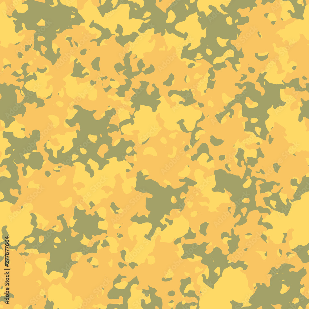 Desert camouflage of various shades of yellow, orange and green colors Desert camouflage of various shades of yellow, orange and green colors
