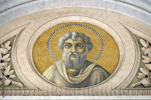 Apostle Saint James the Less, mosaic in the basilica of Saint Paul Outside the Walls, Rome, Italy 