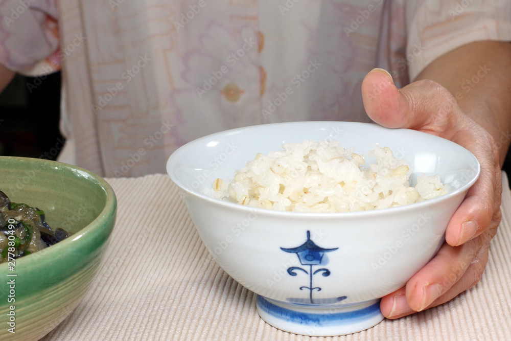 麦をブレンドして炊いたご飯 麦をブレンドして炊いたご飯
