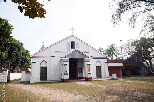 Catholic Church in Bosonti, West Bengal, India 