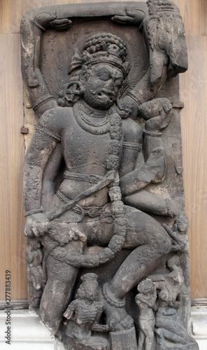 Gajasurasamhara, from 10th century found in Puri, Orissa now exposed in the Indian Museum in Kolkata