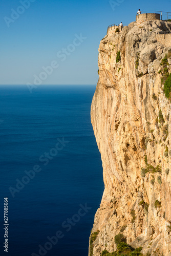 Dramatic Sea Cliffs and Azure Mediterranean Sea on the Formentor Peninsula on the Island of Mallorca © ystewarthenderson