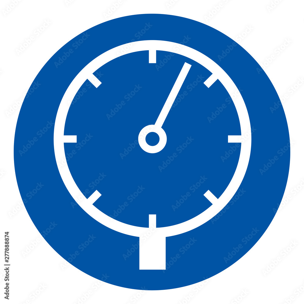 Pressure Symbol Sign,Vector Illustration, Isolated On White Background Label. EPS10 Pressure Symbol Sign,Vector Illustration, Isolated On White Background Label. EPS10