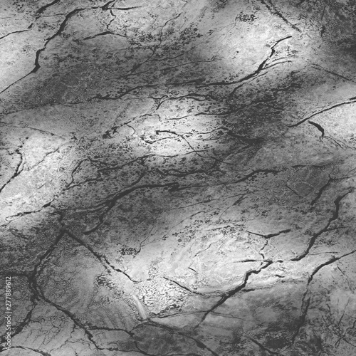 Grunge background black and white illustration. Abstract monochrome seamless pattern