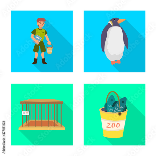 Vector illustration of safari and animal icon. Collection of safari and fun vector icon for stock.