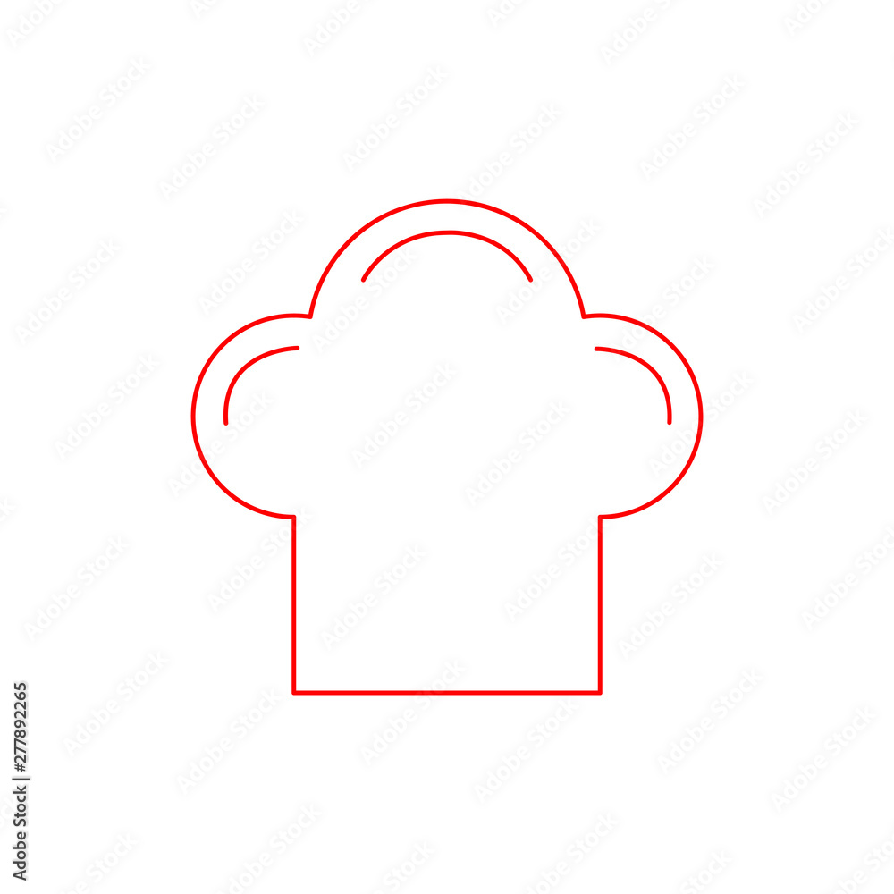 Flat minimal chef hat icon. Simple vector chef hat icon. Isolated chef hat icon for various projects. Flat minimal chef hat icon. Simple vector chef hat icon. Isolated chef hat icon for various projects.