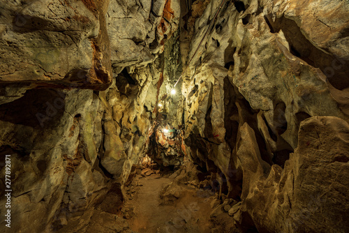 Inside of the cave at Wat T...