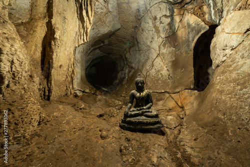 Inside of the cave at Wat T...