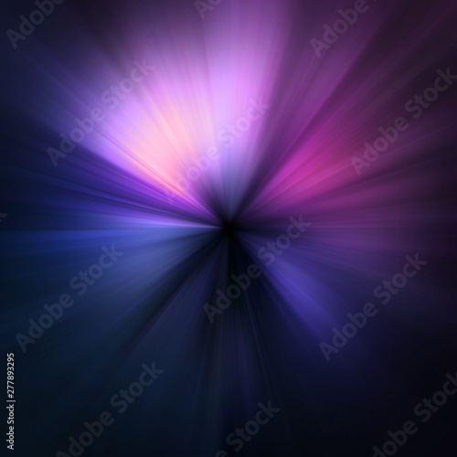 Abstract blue pink and purple zoom effect background photo