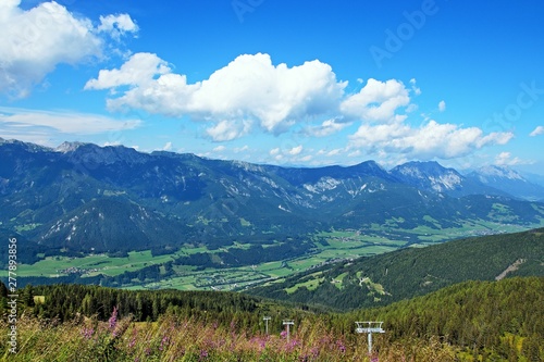 Austrian Alps-view of the Dachstein from Planai