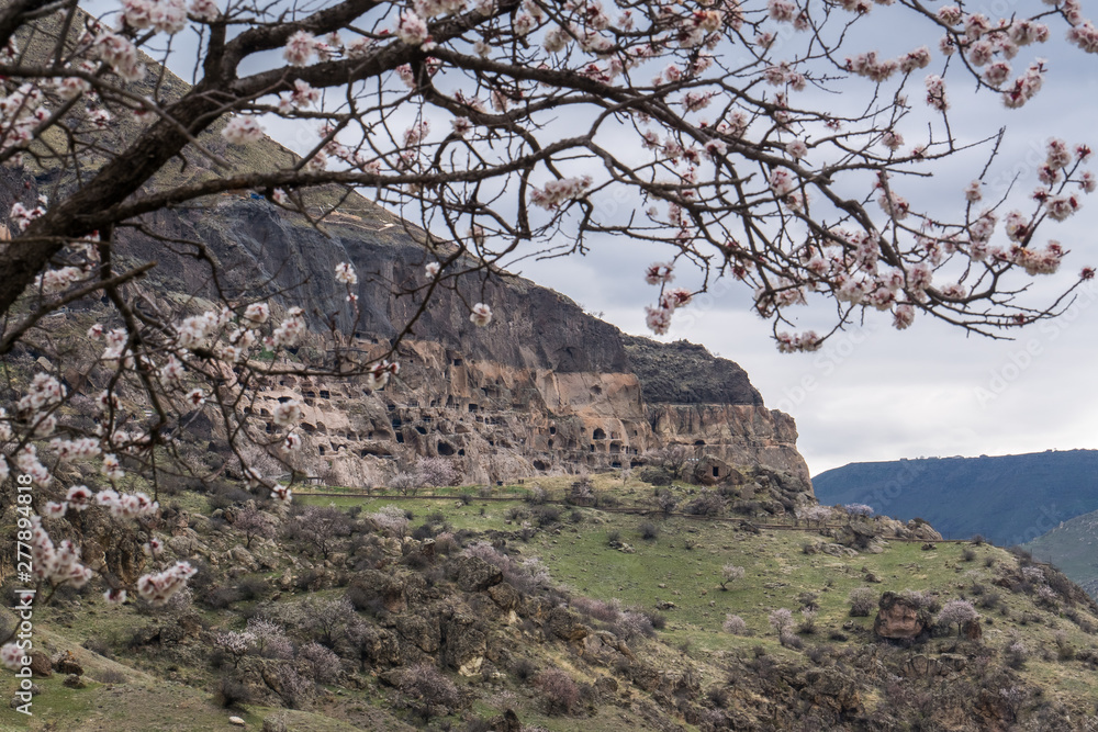 The cave city of Vardzia in Erusheti rock, Georgia