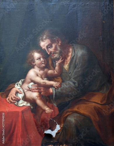 Saint Joseph with child Jesus