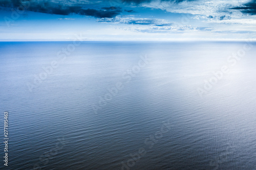 Gulf of Riga  Baltic sea in calm summer day.