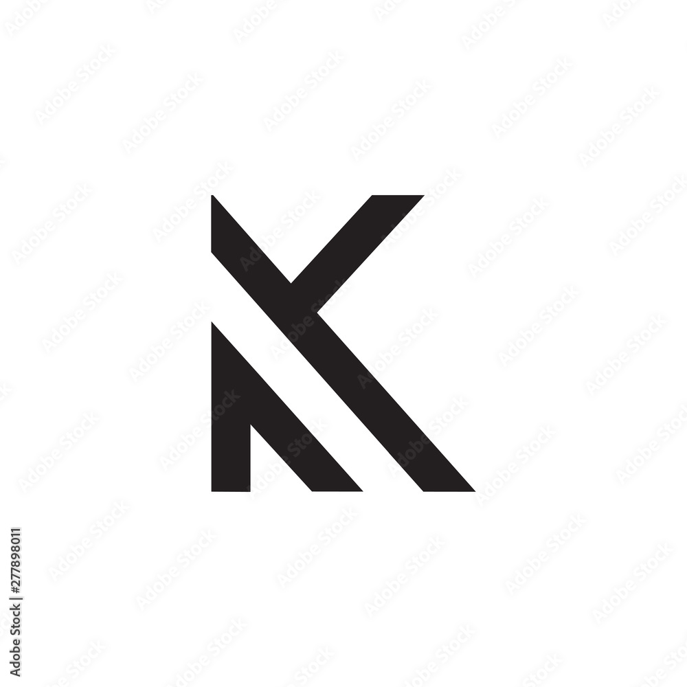K letter initial logo design vector template K letter initial logo design vector template