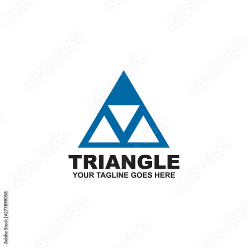 Triangle logo design inspiration vector template