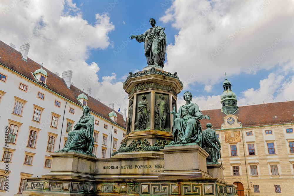Austria. Vienna. The Hofburg. Monument to Emperor Franz I.