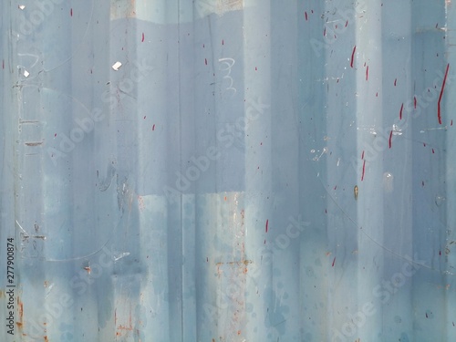 Blue containner wall background pattern © WP_7824
