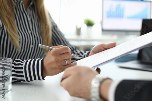 Quadro em tela Important business document