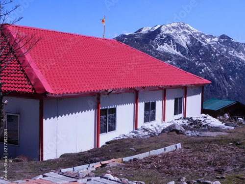 house in the mountains