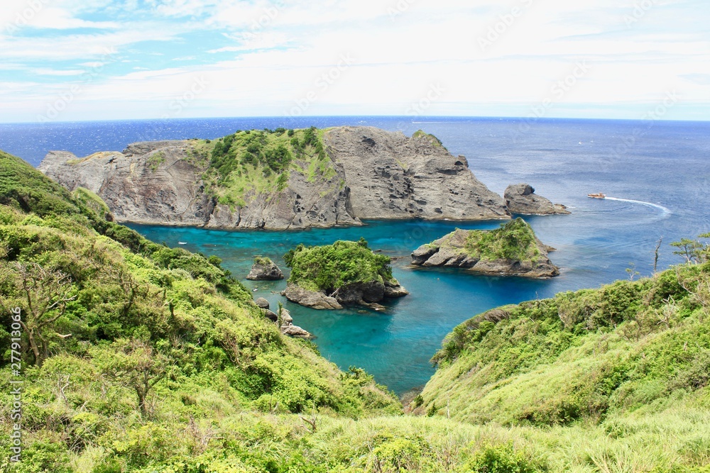 Obraz premium 南伊豆 あいあい岬から見たヒリゾ浜