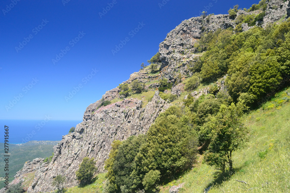 Vista del Monte Arcuentu Vista del Monte Arcuentu