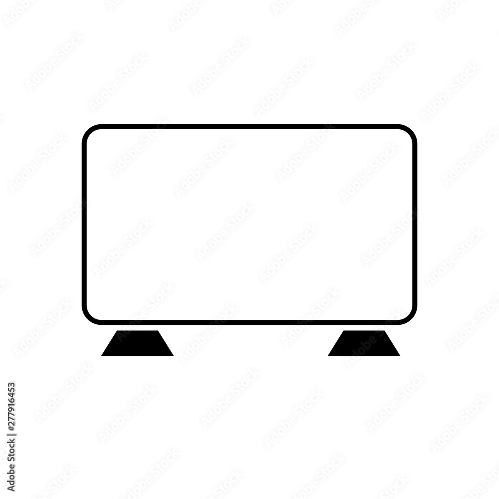 Monitor vector icon. Monitor illustration symbol. Monitor vector icon. Monitor illustration symbol.