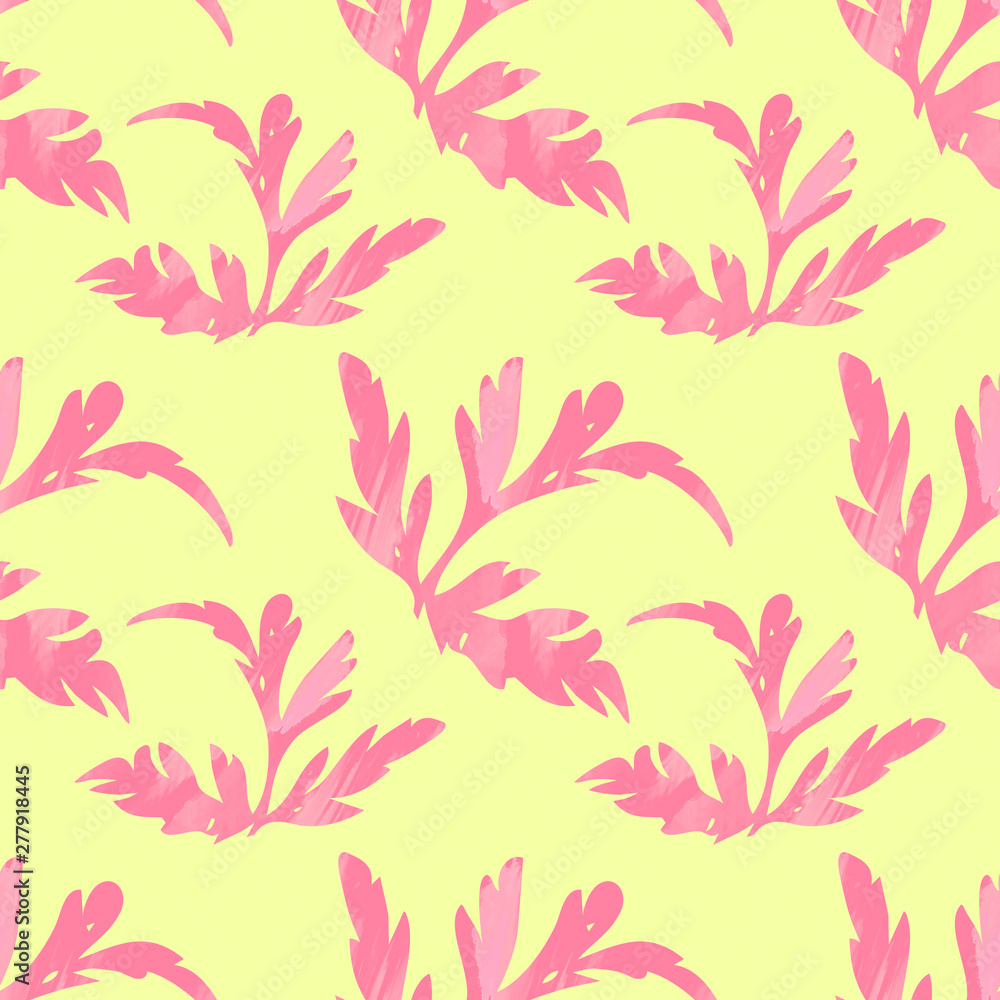 Leaves seamless pattern 1 Leaves seamless pattern 1