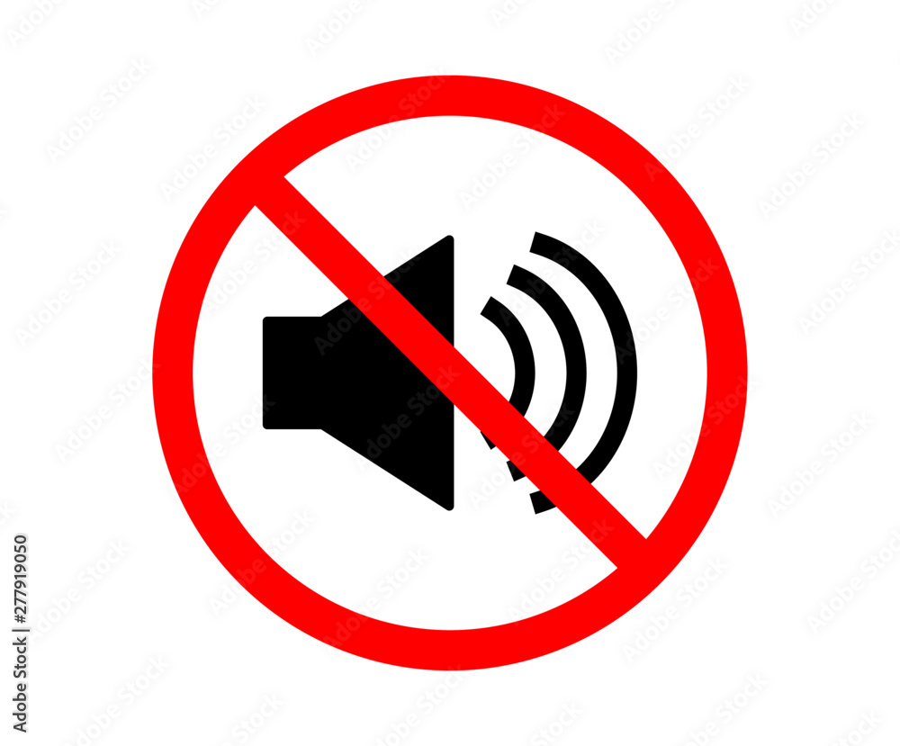 No speaker. no sound icon. Volume Off symbol. Vector illustration No speaker. no sound icon. Volume Off symbol. Vector illustration