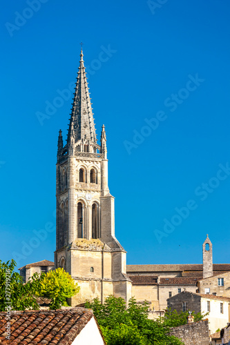 Saint-Emilion in east Bordeaux, Francie