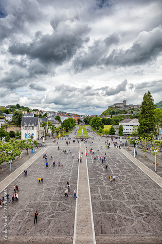 Place of pilgrimage Lourdes in southern France © Warpedgalerie