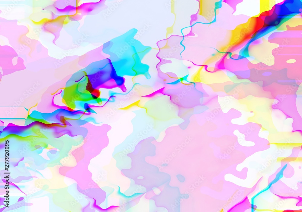 Abstract background with vibratn colorful ripple
