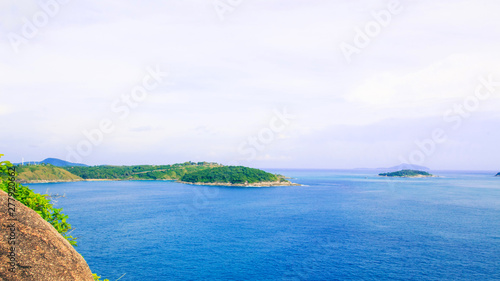 View of the Andaman Sea at the Cape, Krating Mountain, Rawai, Phuket, Thailand