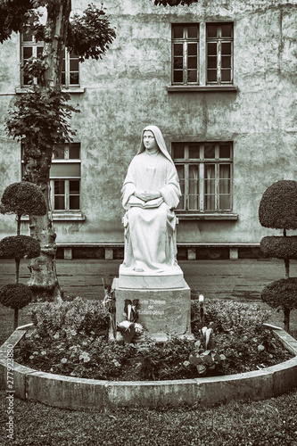 Statue of saint Therese of child Jesus, Loudes, France