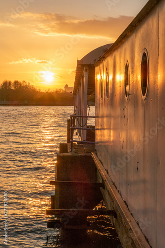 sunset on the pier
