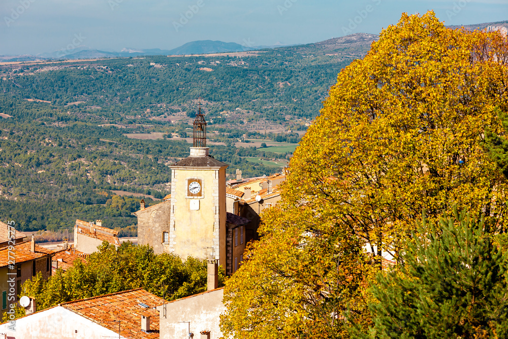 Aiguines in central Provence, France