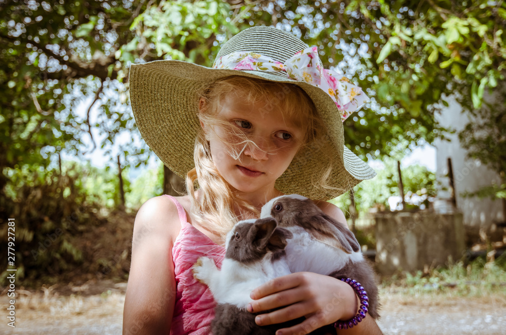 child and animal