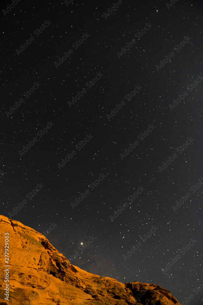 Starry Night in Wadi Rum