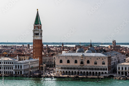Bell tower of San Marco on the Venice embankment © andrey_iv