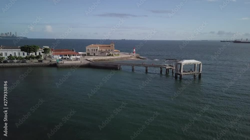 Aerial View of Lower City, Salvador, Bahia, Brazil Aerial View of Lower City, Salvador, Bahia, Brazil