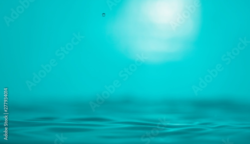 a drop on the surface of the water. One second before...