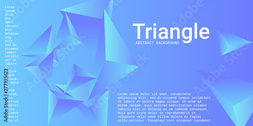 Abstract composition of triangle.