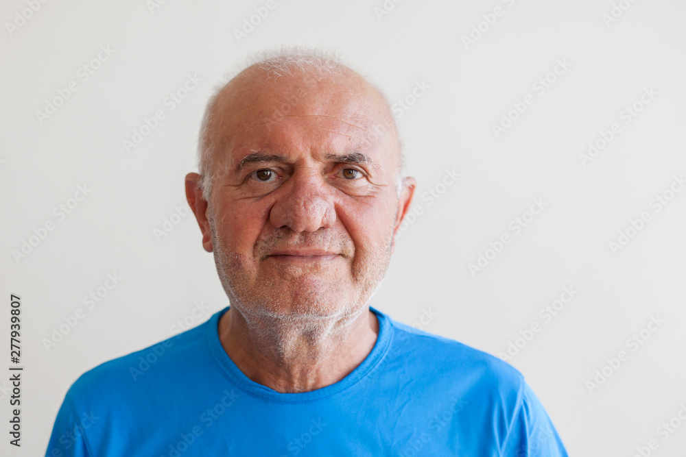Elderly man face expression concept Elderly man face expression concept